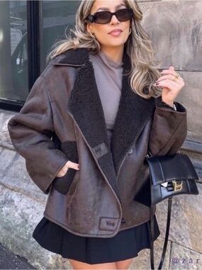 Zara Reversible Double Faced Jacket